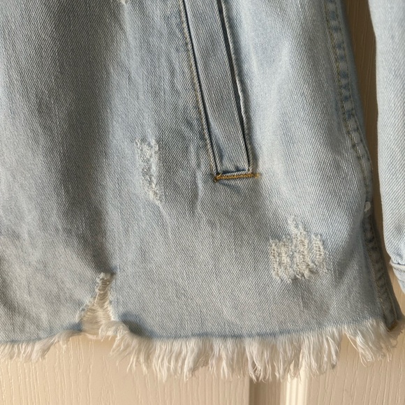 Thread & supply from Vici denim shacket jacket Large - Picture 5 of 5